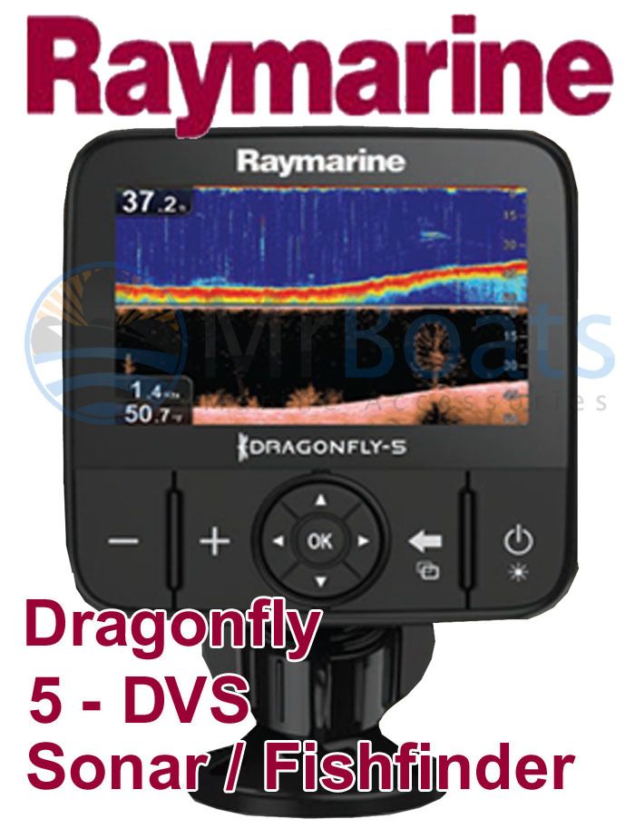 RAYMARINE DRAGONFLY 5 DVS FISHFINDER CHIRP Sonar + DownVision Fish